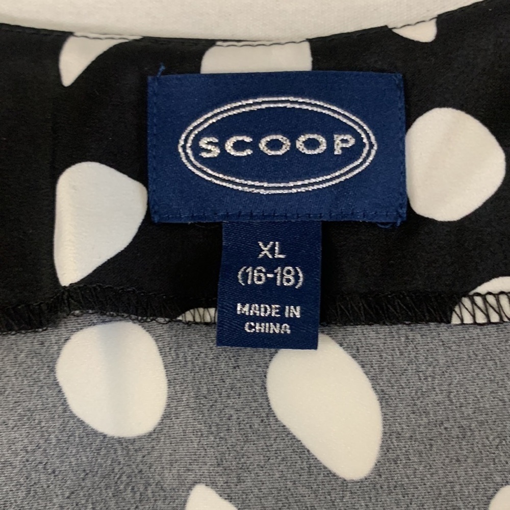 Scoop Polka Dot Dress - Picture 4 of 5